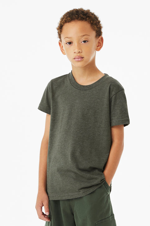 BELLA+CANVAS ® Youth Heather CVC Tee
