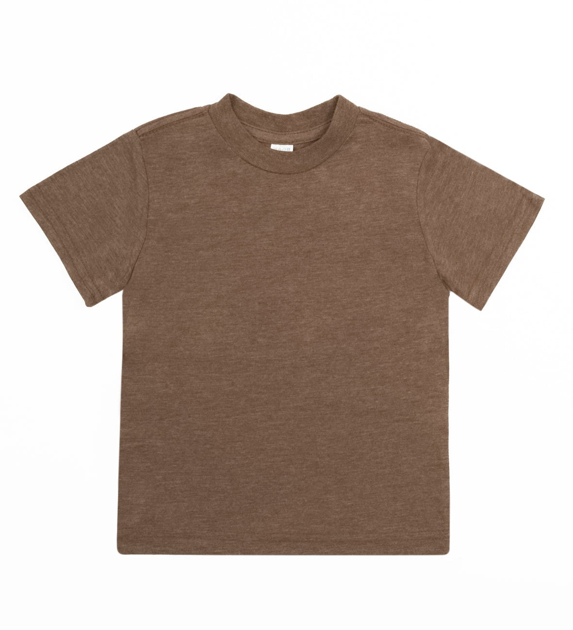 Brown t-shirt on a white background