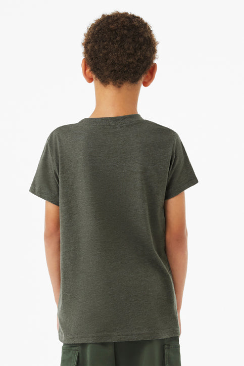 BELLA+CANVAS ® Youth Heather CVC Tee