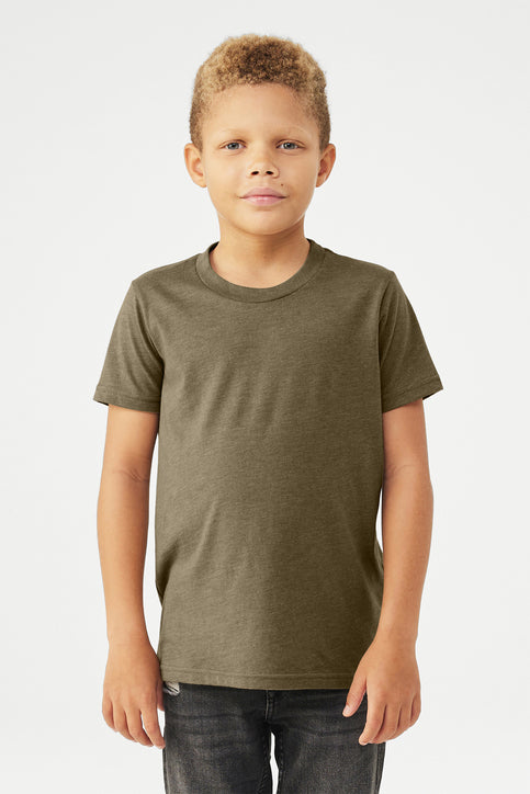 BELLA+CANVAS ® Youth Heather CVC Tee