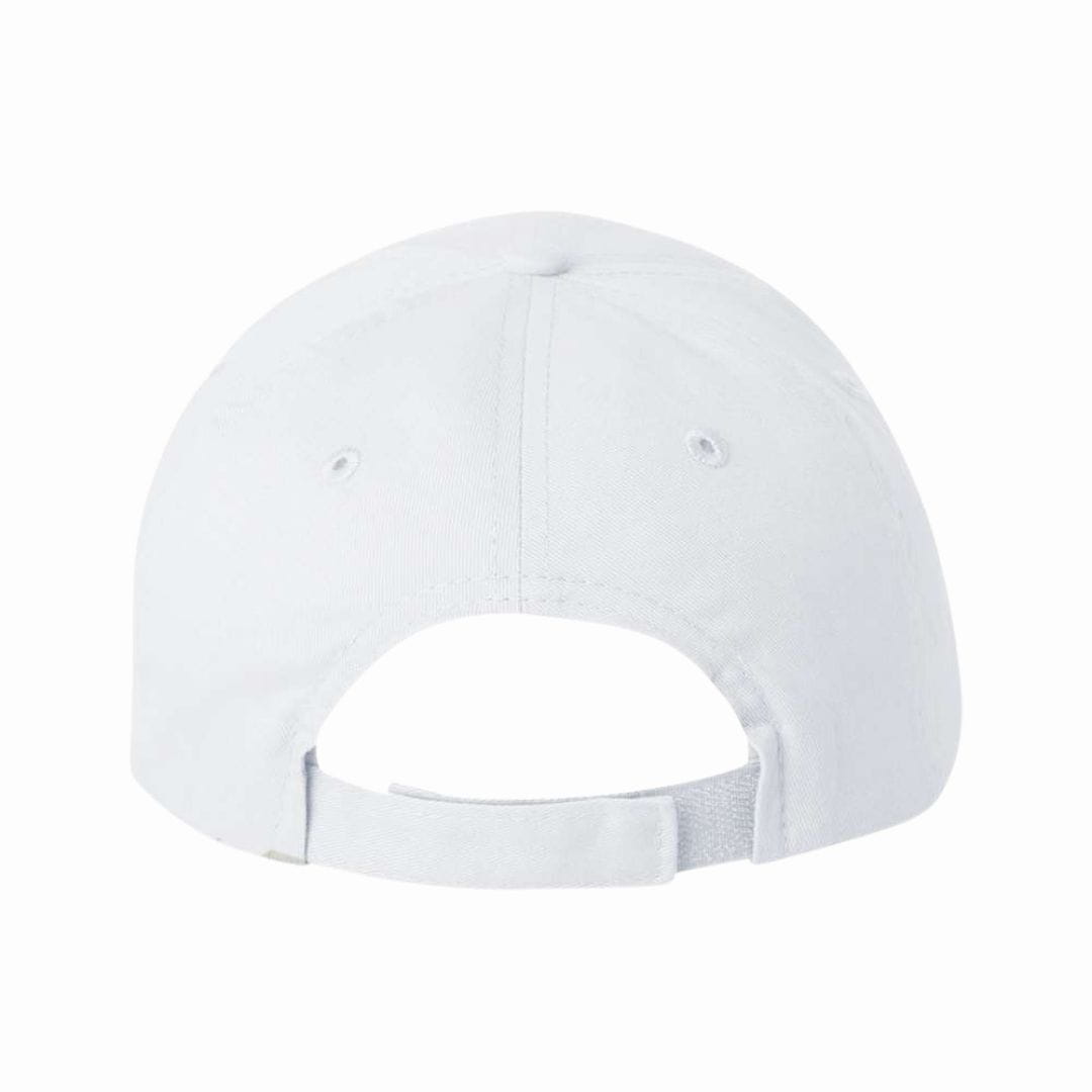 White baseball cap on a white background