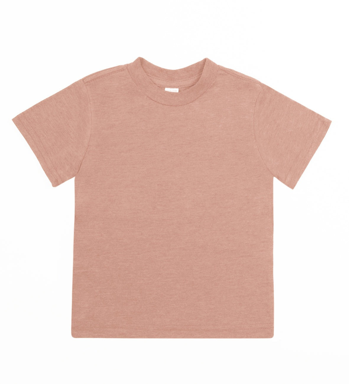 Plain brown t-shirt on a white background