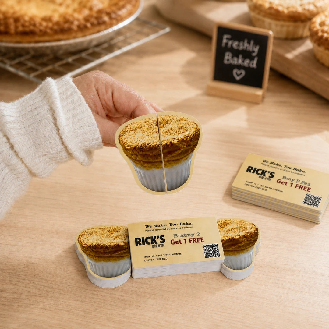 Custom 3D Pop-Up Business Cards | Viral Die-Cut Foldable Shape Cards
