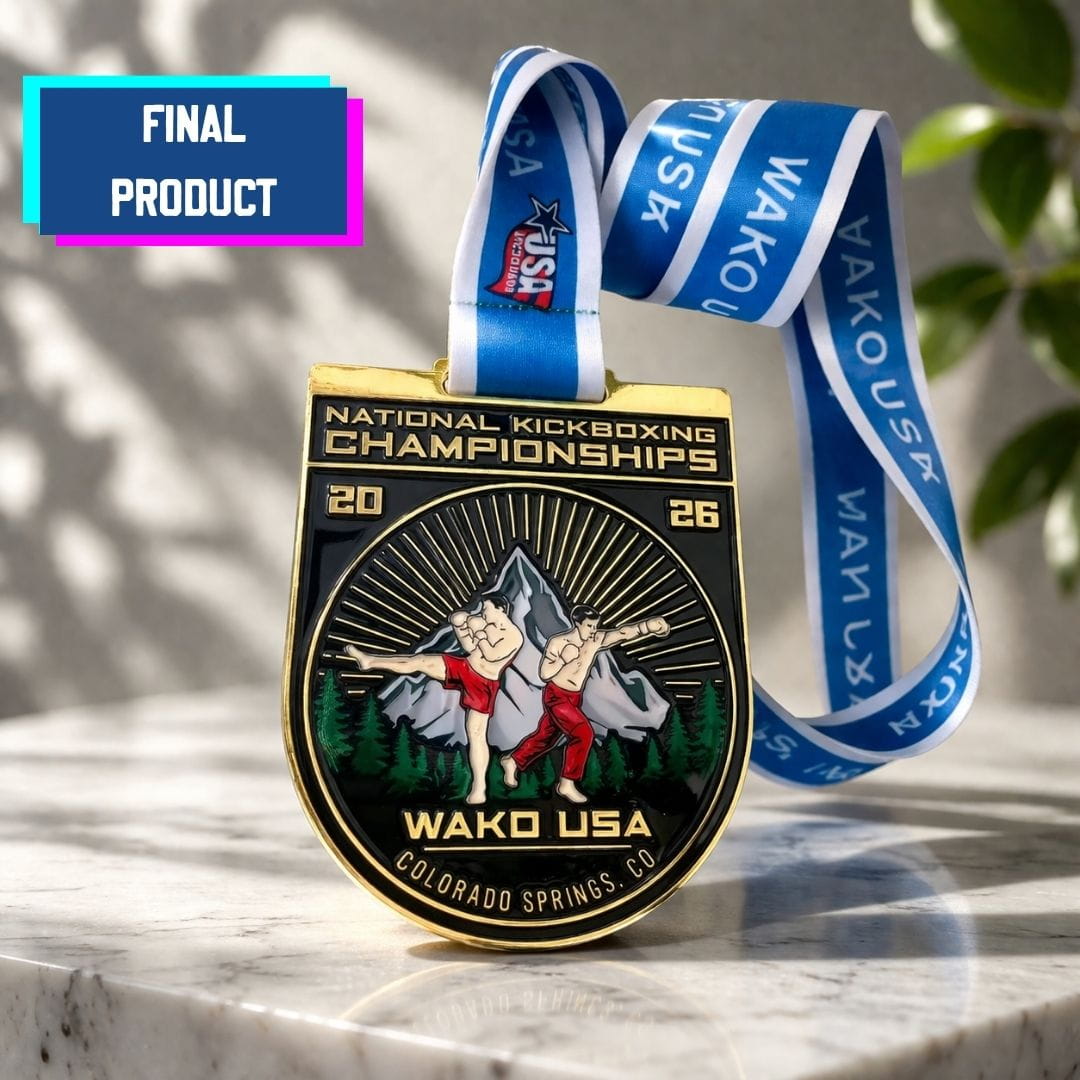 Custom Shape Metal Medals – Fully Personalized Cut Design
