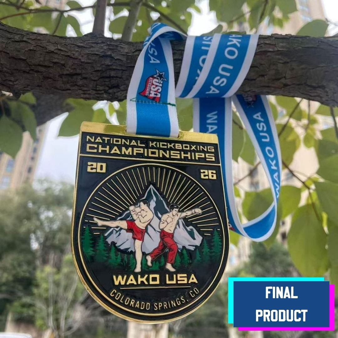 Custom Shape Metal Medals – Fully Personalized Cut Design