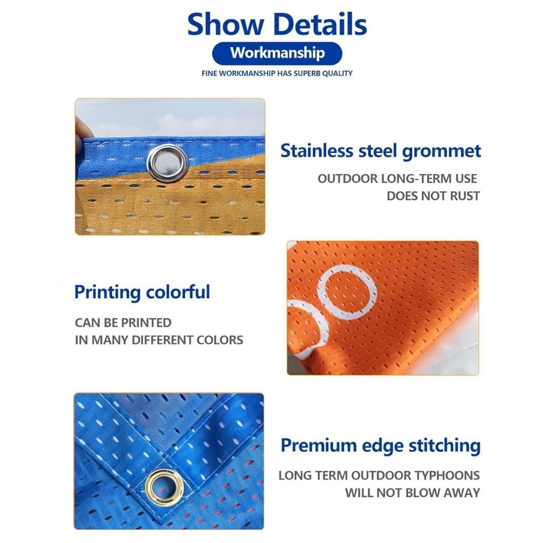 Product features with text on a white background