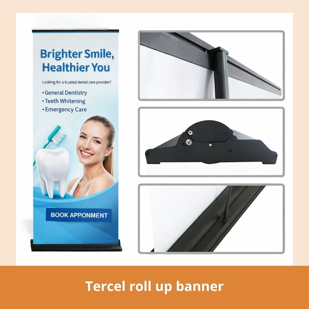 Tercel roll up banner